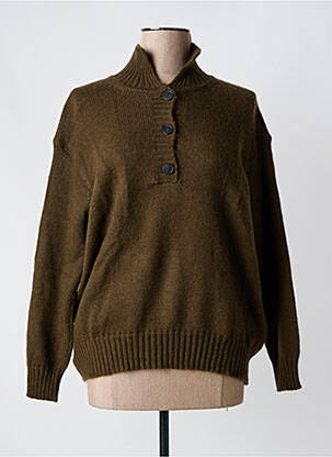 Pull coupe droite manches longues vert MAX MARA femme