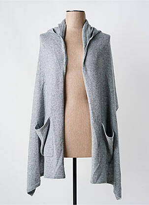 Poncho gris MAX MARA femme
