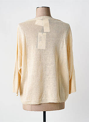 Pull coupe droite manches 3/4 beige MAX MARA femme
