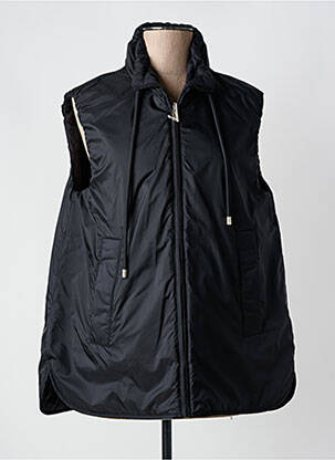 Doudoune fermeture zippée sur le devant sans capuche noir MAX MARA femme