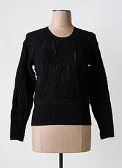 Pull noir HICH USE pour femme seconde vue