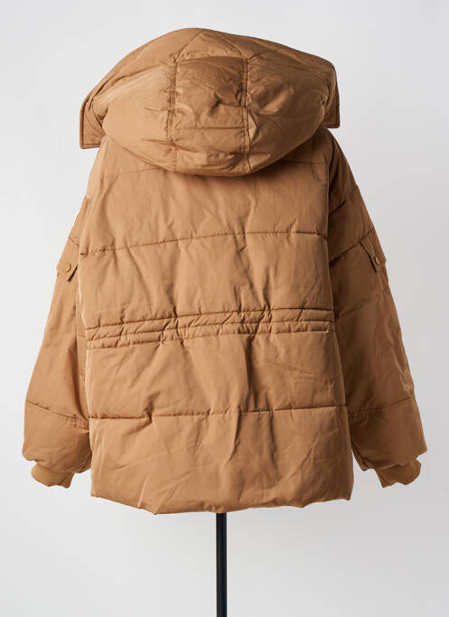 Doudoune poches a capuche marron OOF WEAR femme