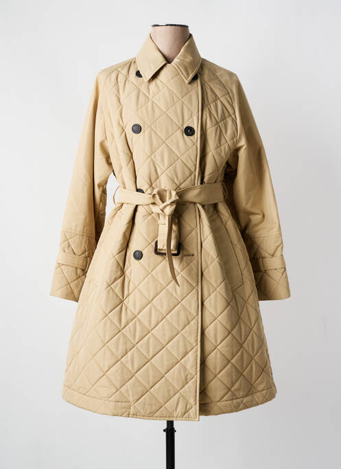 Manteau court beige MAX MARA pour femme