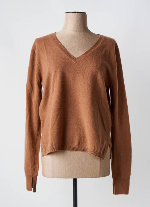 Pull marron NOTSHY pour femme