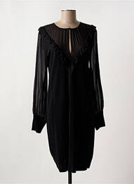 Robe mi-longue manches longues manches longues noir MAX MARA femme