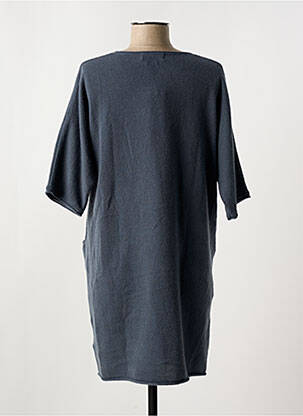 Robe pull coupe droite manches 3/4 gris NOTSHY femme