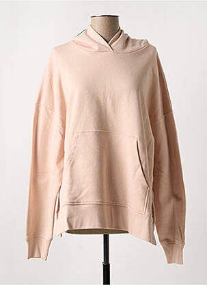 Sweat-shirt à capuche poches manches longues beige CLOSED femme