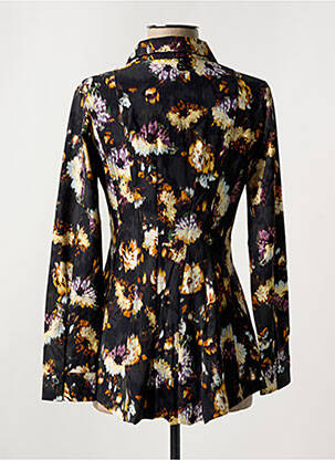 Chemisier coupe cintrée manches longues noir HIGH femme