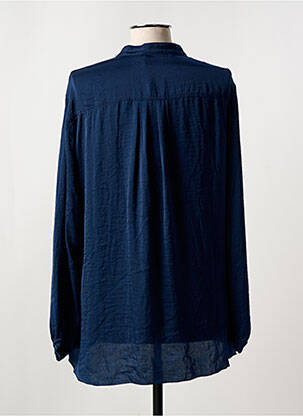 Blouse manches longues manches longues bleu BEATE HEYMANN femme