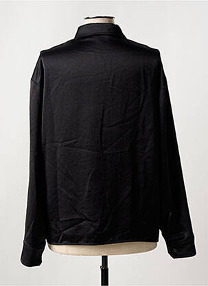 Chemisier coupe cintrée manches longues noir MAX MARA femme