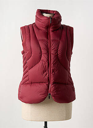 Doudoune poches sans capuche rouge HIGH femme