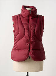 Doudoune poches sans capuche rouge HIGH femme