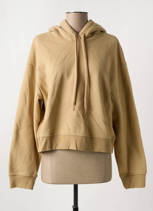 Sweat-shirt à capuche beige MAX MARA pour femme