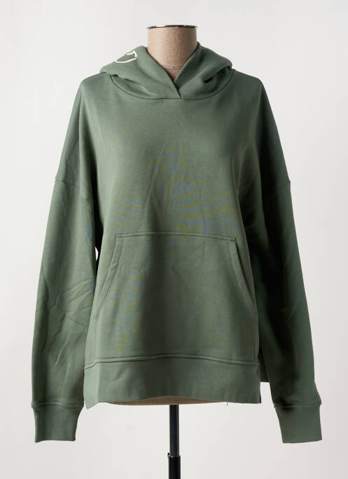 Sweat-shirt à capuche vert CLOSED pour femme
