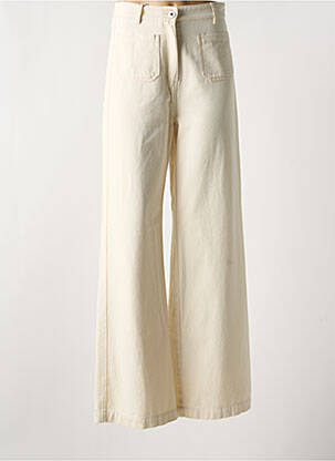 Jeans coupe large poches taille haute beige WEEKEND MAXMARA femme