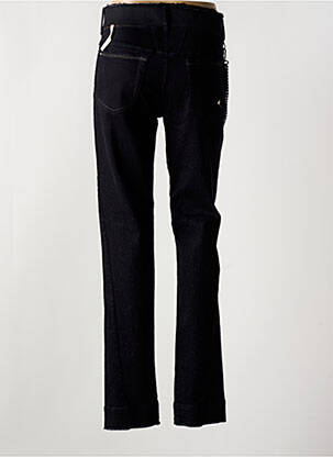 Pantalon slim stretch taille normale noir HUGHO BO femme