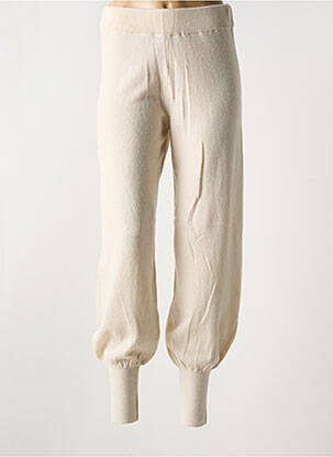 Pantalon 7/8 stretch taille normale beige WEEKEND MAXMARA femme