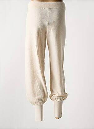 Pantalon 7/8 stretch taille normale beige WEEKEND MAXMARA femme