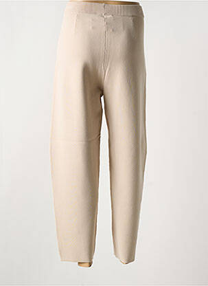 Pantalon droit stretch beige MAX MARA femme