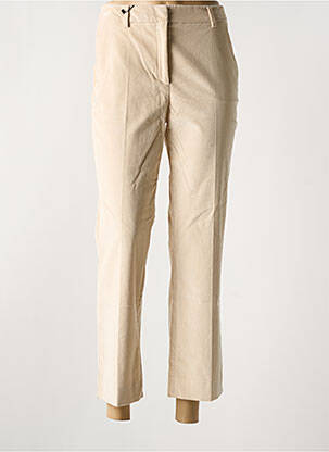 Pantalon 7/8 stretch taille normale beige WEEKEND MAXMARA femme