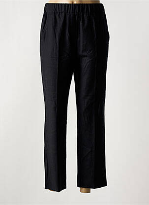 Pantalon 7/8 taille haute taille haute noir WEEKEND MAXMARA femme