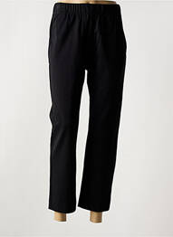 Pantalon 7/8 tissage popeline taille normale noir WEEKEND MAXMARA femme