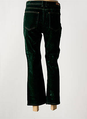 Pantalon 7/8 stretch taille normale vert MAYJUNE femme