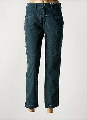 Pantalon 7/8 stretch taille normale vert CLOSED femme