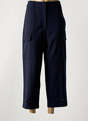 Pantalon 7/8 taille haute taille haute bleu WEEKEND MAXMARA femme