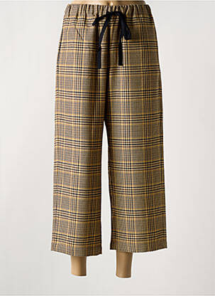 Pantalon 7/8 taille élastique taille normale jaune PHISIQUE DU ROLE femme