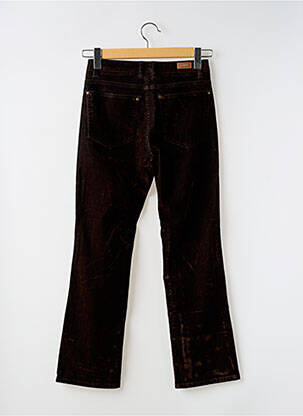Pantalon 7/8 stretch taille normale marron MAYJUNE femme