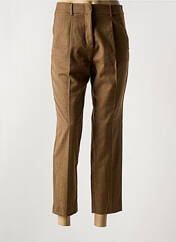 Pantalon chino marron WEEKEND MAXMARA pour femme seconde vue