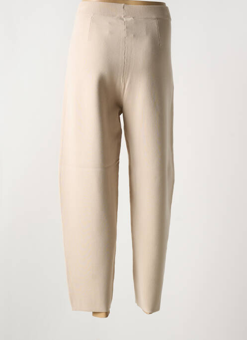 Pantalon droit stretch beige MAX MARA femme