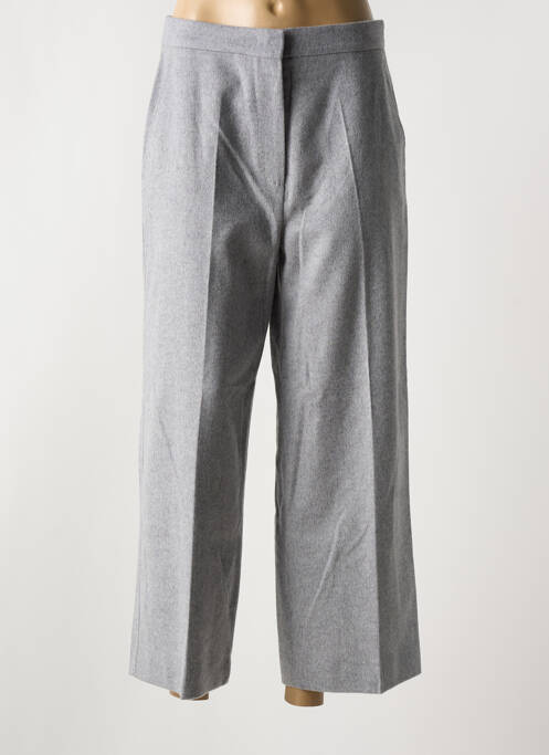 Pantalon 7/8 taille haute taille haute gris MAX MARA femme