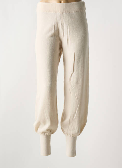 Pantalon 7/8 beige WEEKEND MAXMARA pour femme