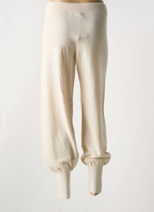 Pantalon 7/8 beige WEEKEND MAXMARA pour femme