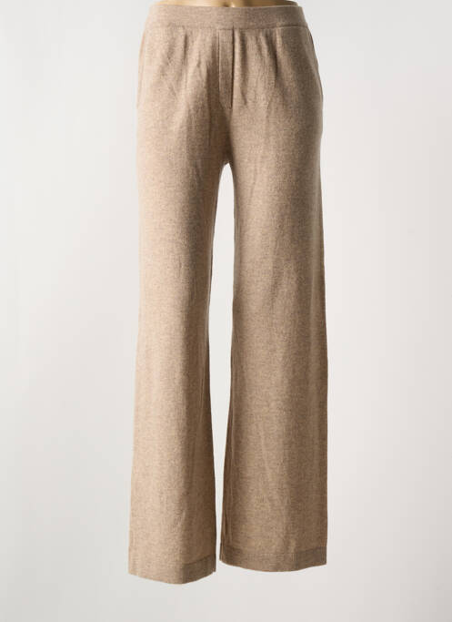 Pantalon droit marron NOTSHY pour femme