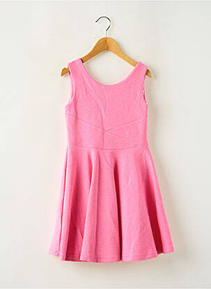 Robe mi-longue fines bretelles fines bretelles rose BOBOLI fille