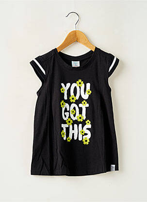 Robe mi-longue noir BOBOLI fille