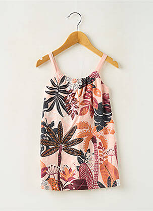 Robe mi-longue rose BOBOLI fille