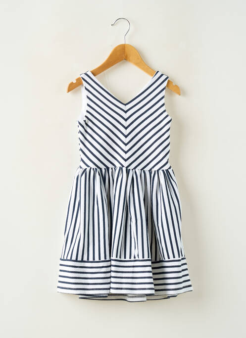 Robe mi-longue blanc BOBOLI fille