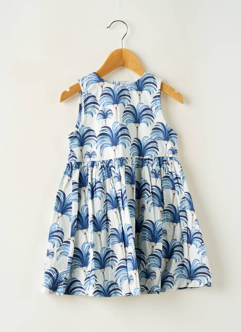 Robe mi-longue bleu ZY fille
