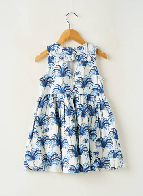 Robe mi-longue bleu ZY fille