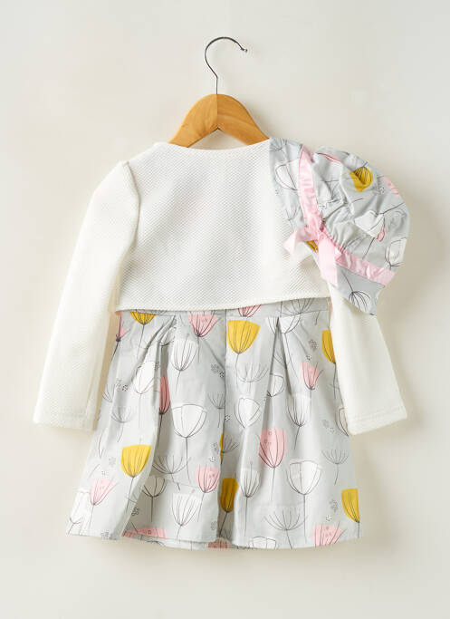 Robe mi-longue gris CHICAPRIE fille