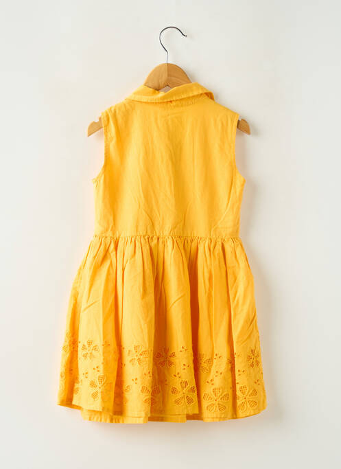 Robe mi-longue jaune MAYORAL fille