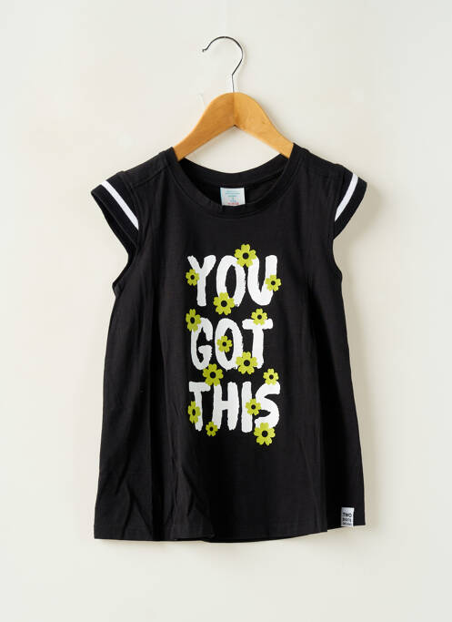 Robe mi-longue noir BOBOLI fille