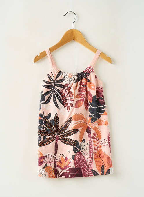 Robe mi-longue rose BOBOLI fille