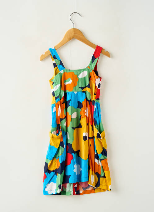 Robe mi-longue rouge BOBOLI fille