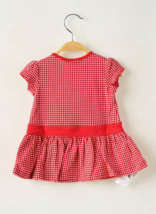 Robe mi-longue rouge BOBOLI fille