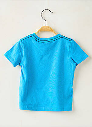 T-shirt coupe droite manches courtes bleu BOBOLI garçon
